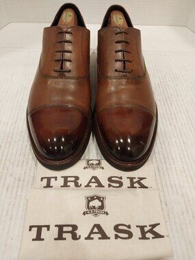 H.S. TRASK men's size 13 M brown Oxford.